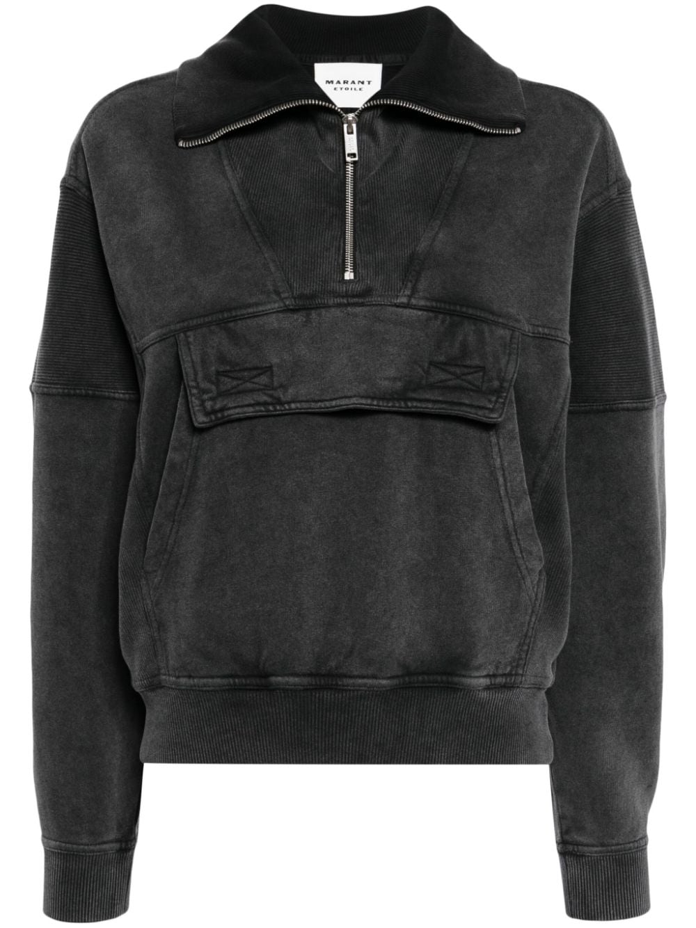 Marant Etoile Phenix Sweatshirt In Faded_black