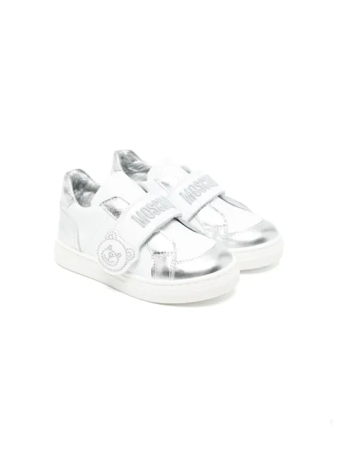 Moschino Kids Teddy Bear panelled sneakers