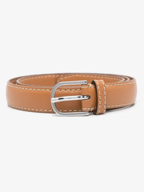 TOTEME pebbled leather belt