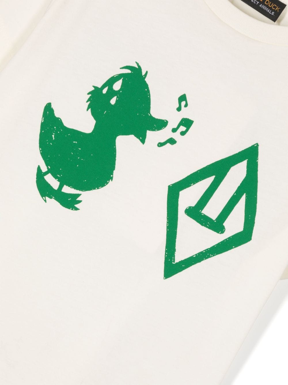 Save The Duck Kids x The Animals Observatory katoenen T-shirt Beige
