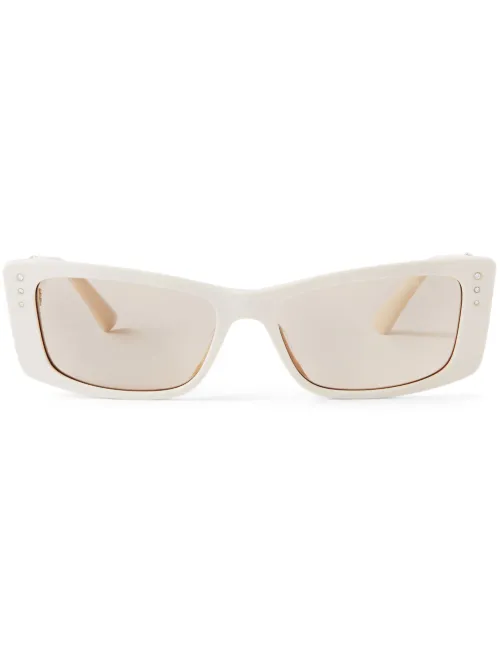 Lunettes de soleil à monture rectangulaire - Jimmy Choo Eyewear - Modalova