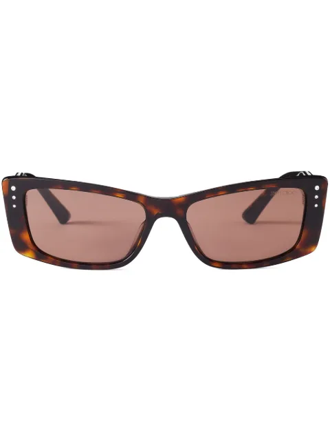 Jimmy Choo Eyewear Lexy rectangle-frame sunglasses