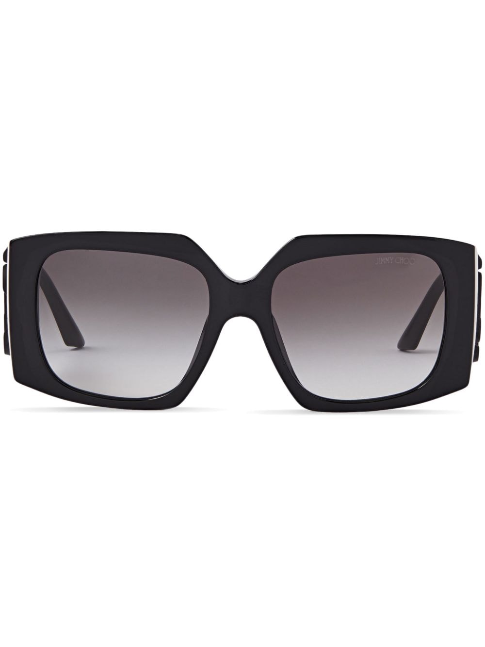 Jimmy Choo Eyewear Ariana zonnebril met vierkant montuur Zwart