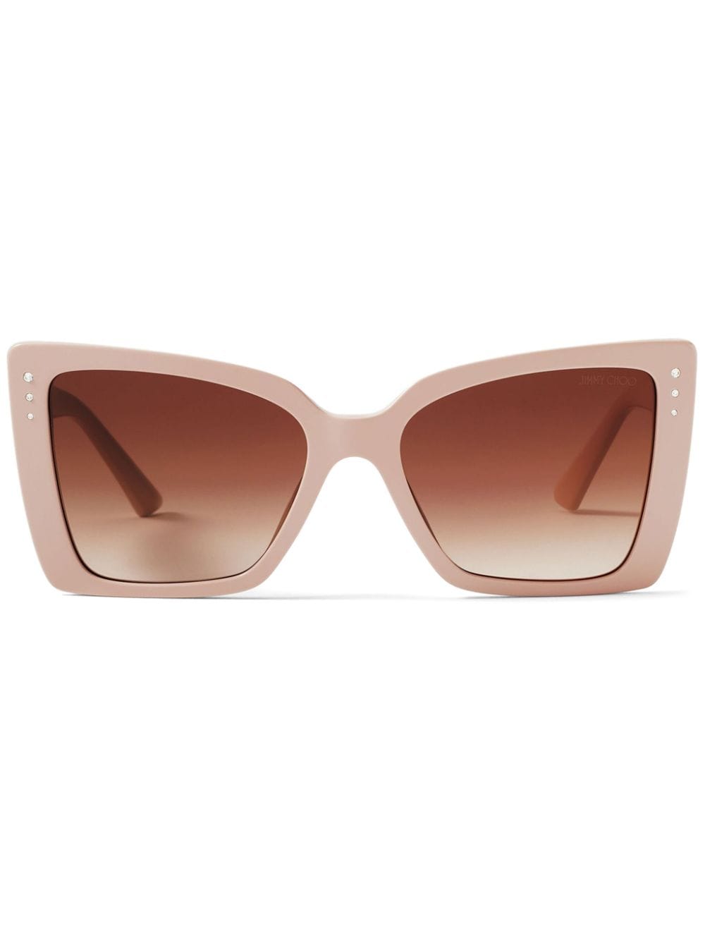 Jimmy Choo Lorea Cat-eye Sunglasses In Neutrals