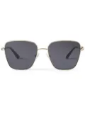 Jimmy Choo Eyewear crystal-embellished square-frame sunglasses - Grey