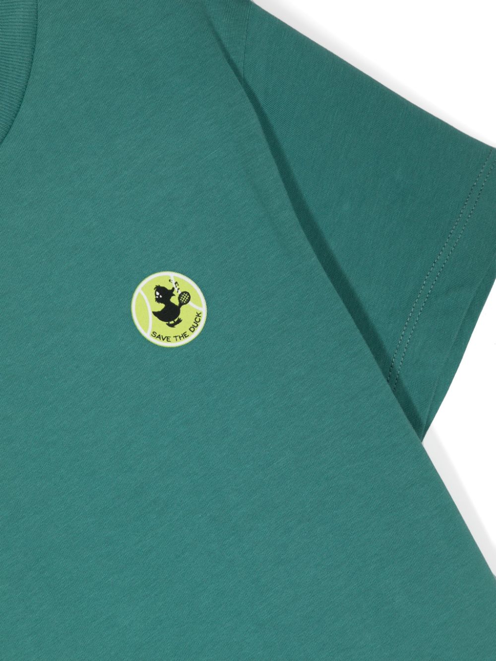 Save The Duck Kids T-shirt met logoprint Groen