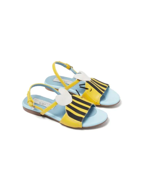 Stella McCartney Kids Bumblebee faux-leather sandals