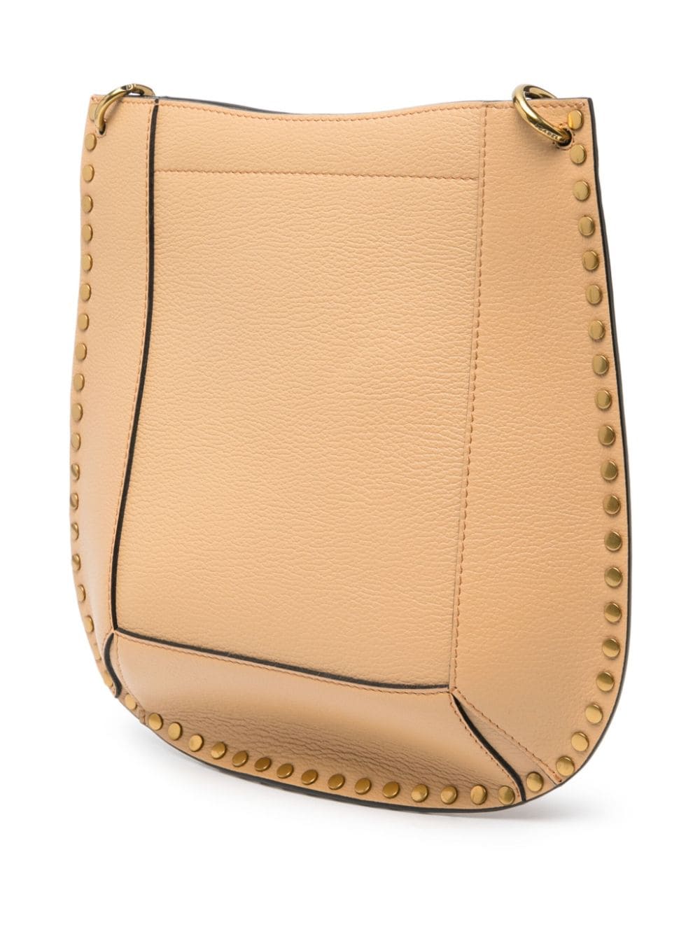 Shop Isabel Marant Oskan Leather Shoulder Bag In Neutrals