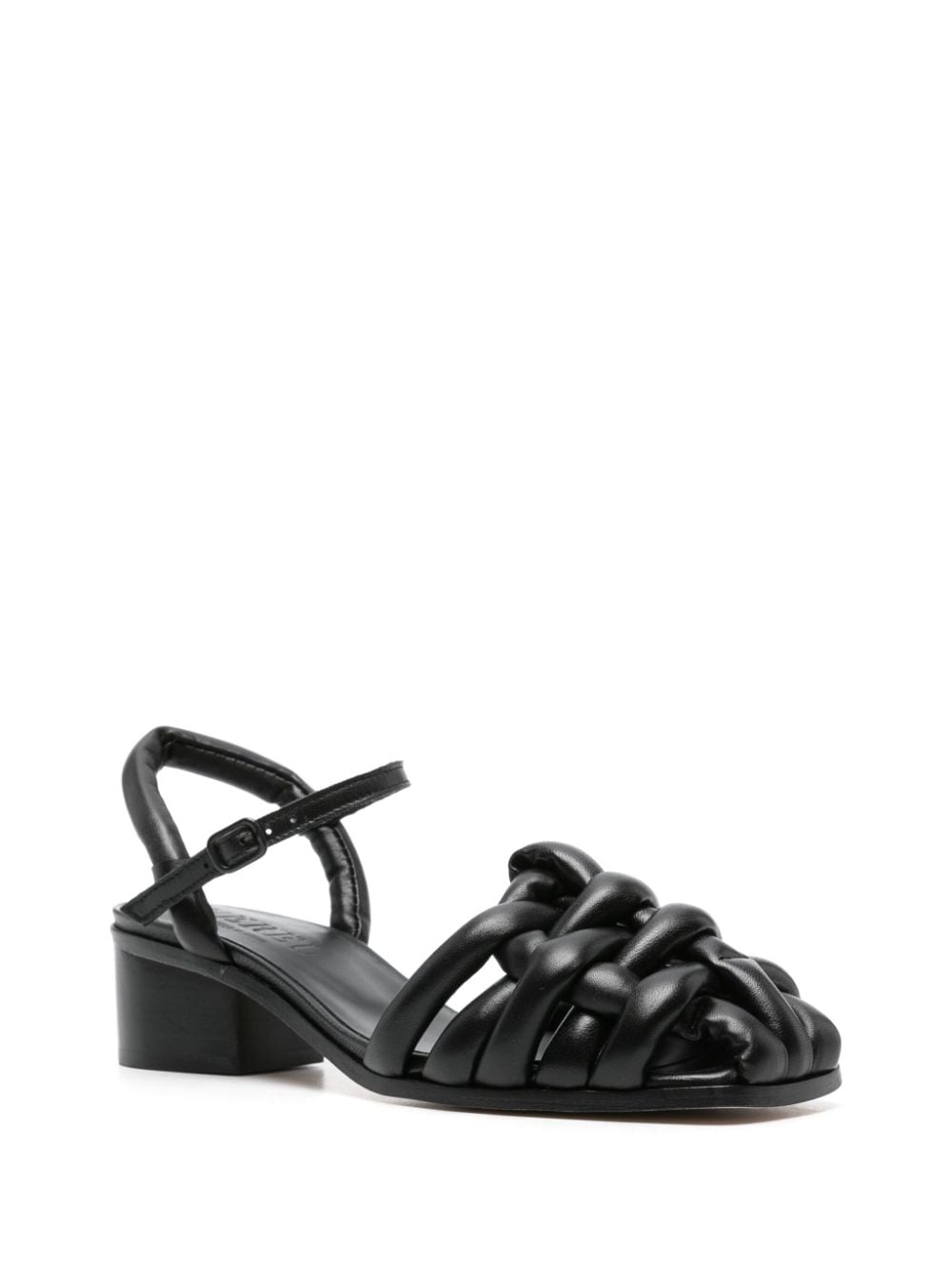 Hereu Cebersa 40mm leather sandals - Zwart