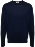 John Smedley fine-knit cotton jumper - Blue