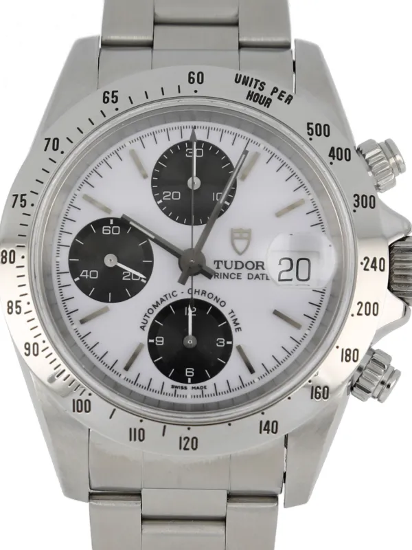 TUDOR クロノグラフ 腕時計 ホワイト