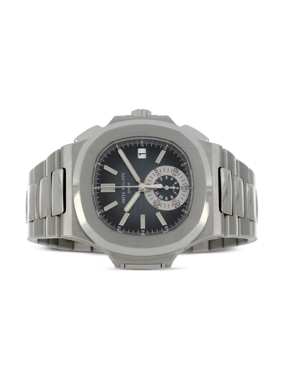 Pre-owned Patek Philippe Nautilus 40毫米腕表（2017年典藏款） In Black