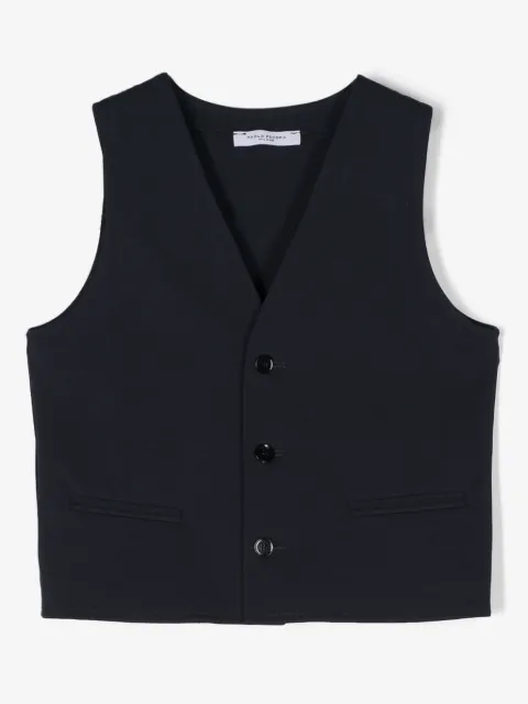 Paolo Pecora Kids V-neck tailored waistcoat