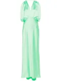 PINKO Dolcetto satin dress - Green