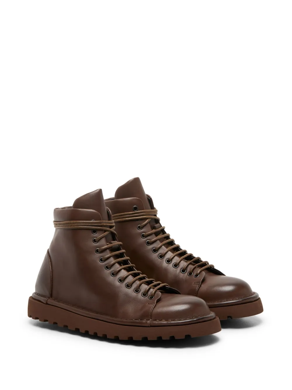 Shop Marsèll Gomme Pallatolla Leather Boots In Brown