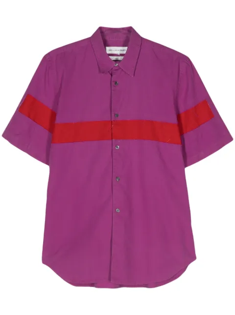 Comme Des Garçons Pre-Owned 2000s panelled cotton shirt