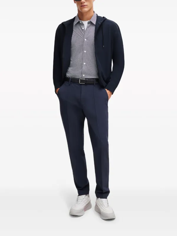 Boss ネイビー スラックス 42サイズ ドローストリング付き Boss ネイビー スラックス 42サイズ ドローストリング付き