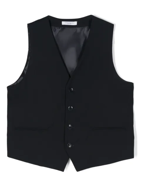 Paolo Pecora Kids V-neck tailored waistcoat