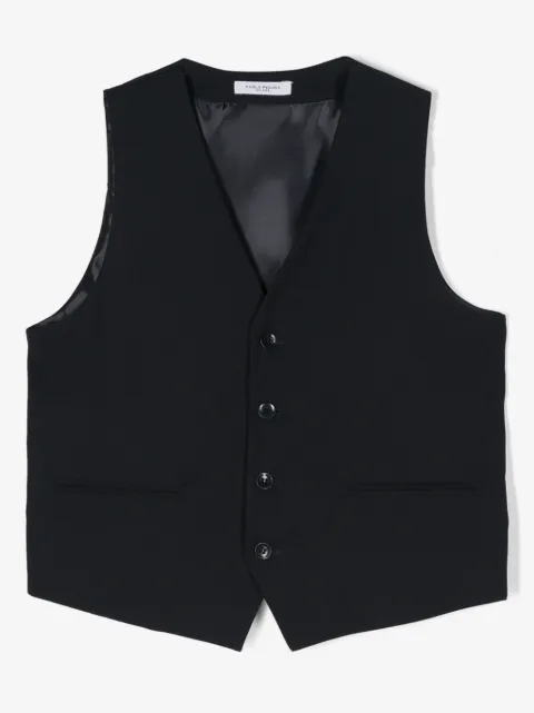 Paolo Pecora Kids V-neck tailored waistcoat