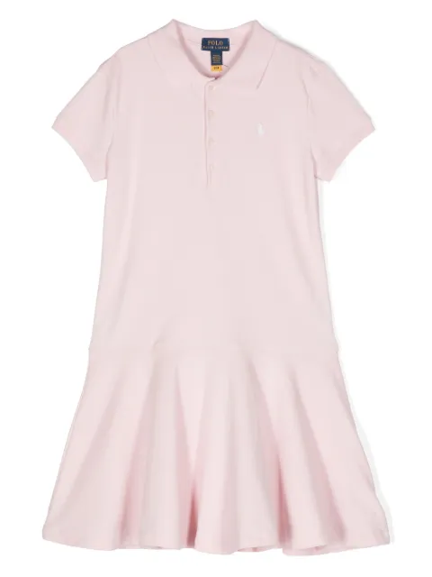 POLO RALPH LAUREN KIDS Polo Pony piqué dress