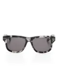 Montblanc square-frame sunglasses - Black