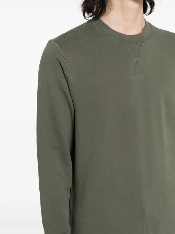 Sunspel Loopback Cotton Sweatshirt Green FARFETCH AE