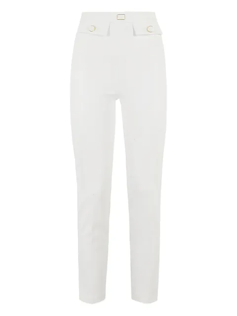 Elisabetta Franchi logo-plaque trousers