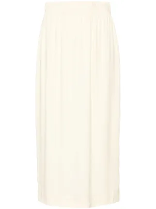 ワンピース RODEBJER Women Mid Skirts 2200611 41667 8046 LIME Yellow Rodebjer Joanne Midi Skirt | Yellow | FARFETCH