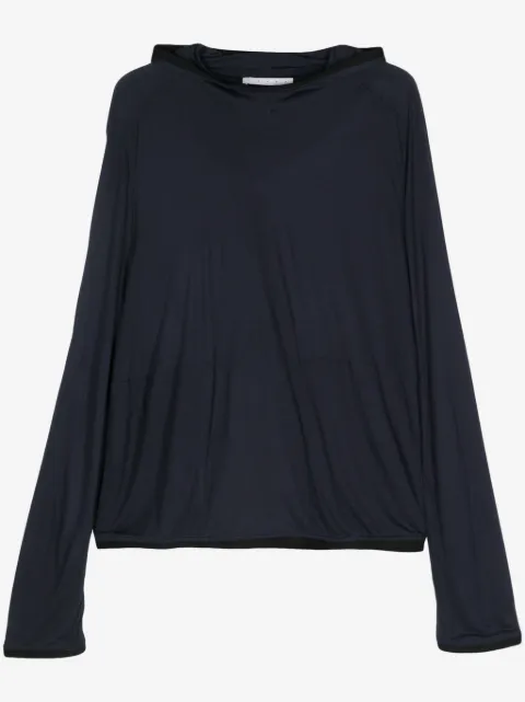 RANRA fine-knit hoodie