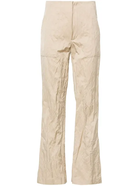 Gauchère pantalones tapered con bolsillos