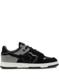 A BATHING APE® star-patch sneakers - Black