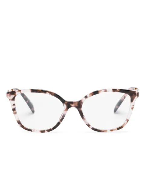 Prada Eyewear tortoiseshell cat-eye glasses