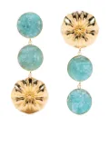 DESTREE Sonia Daisy double-stone earrings - Gold