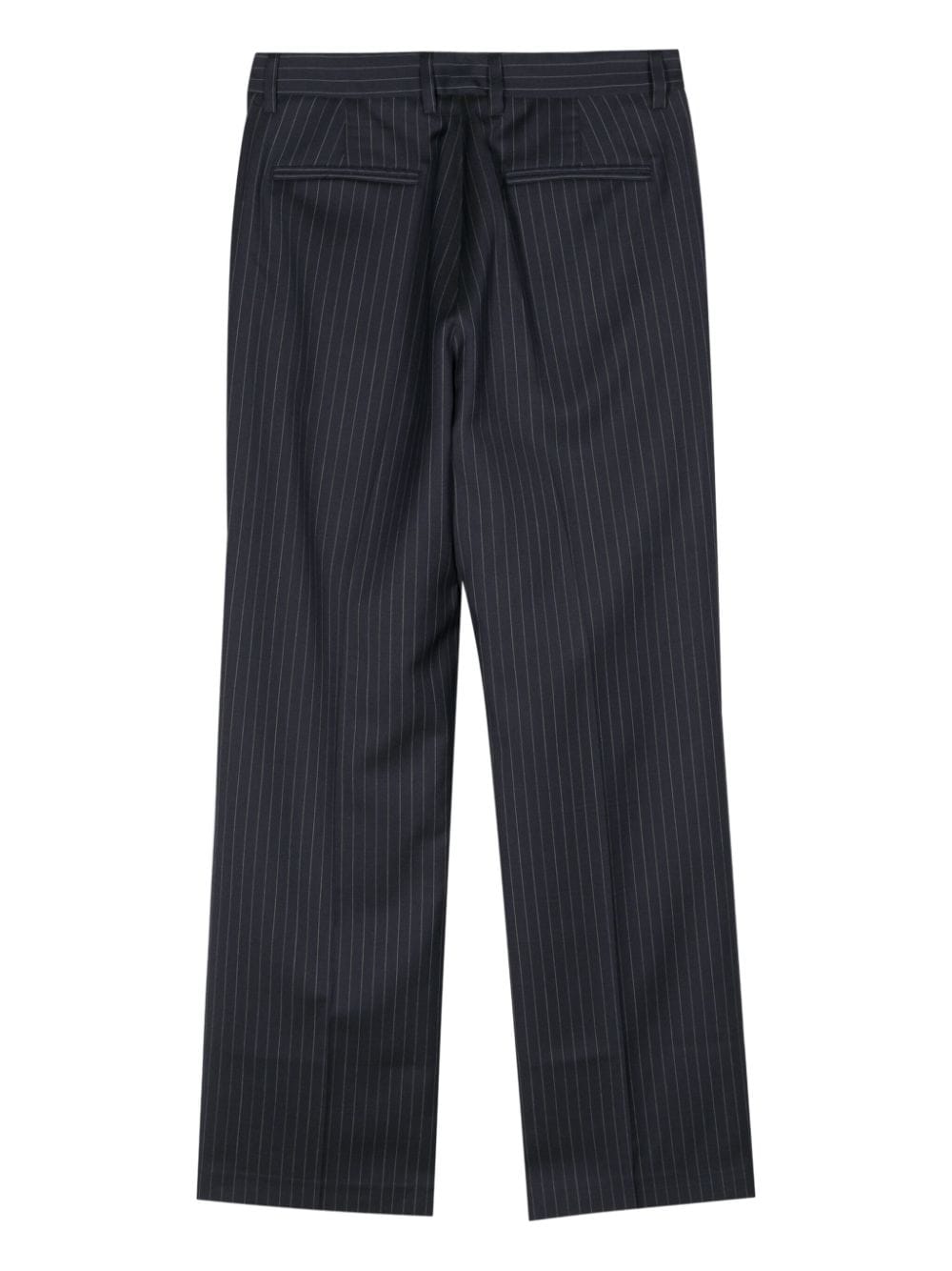 Shop Winnie Ny Israel Pinstripe-pattern Trousers In Blue