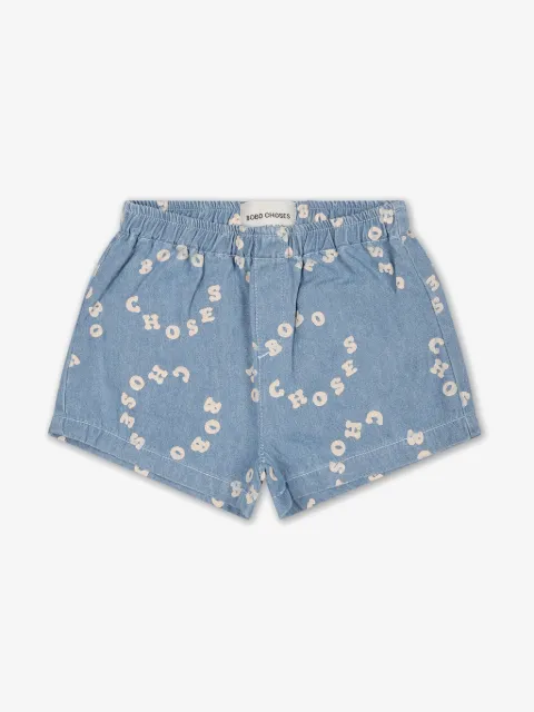 Bobo Choses Circle denim shorts