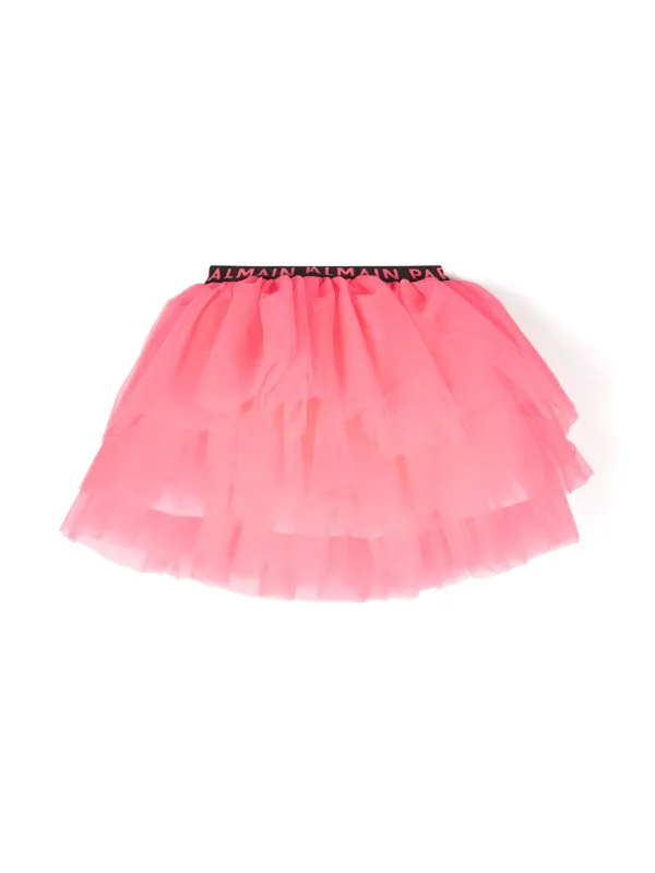 Jupe Bouffante Balmain Rose à Roues - Coton, Taille 16 Ans, Neuve Avec étiquette