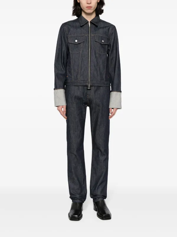 Helmut Lang high-rise straight-leg Jeans | Blue | FARFETCH