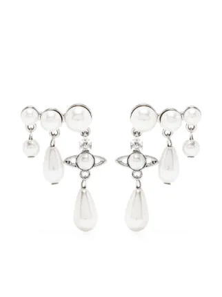 vivienne westwood Marybeth オーブ ドロップ ピアス - メルカリ
