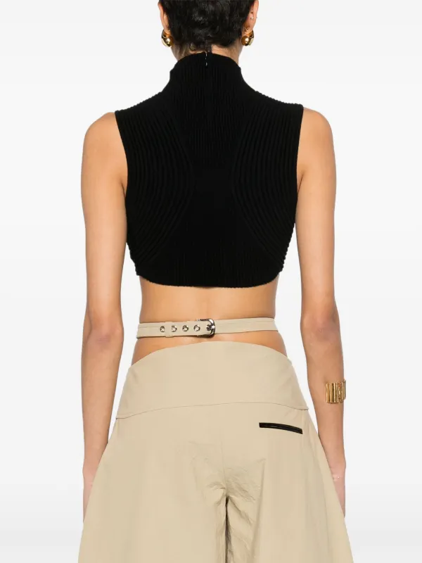 Chloe Top Navy & Black Lace Insets Size Small | Mightychic