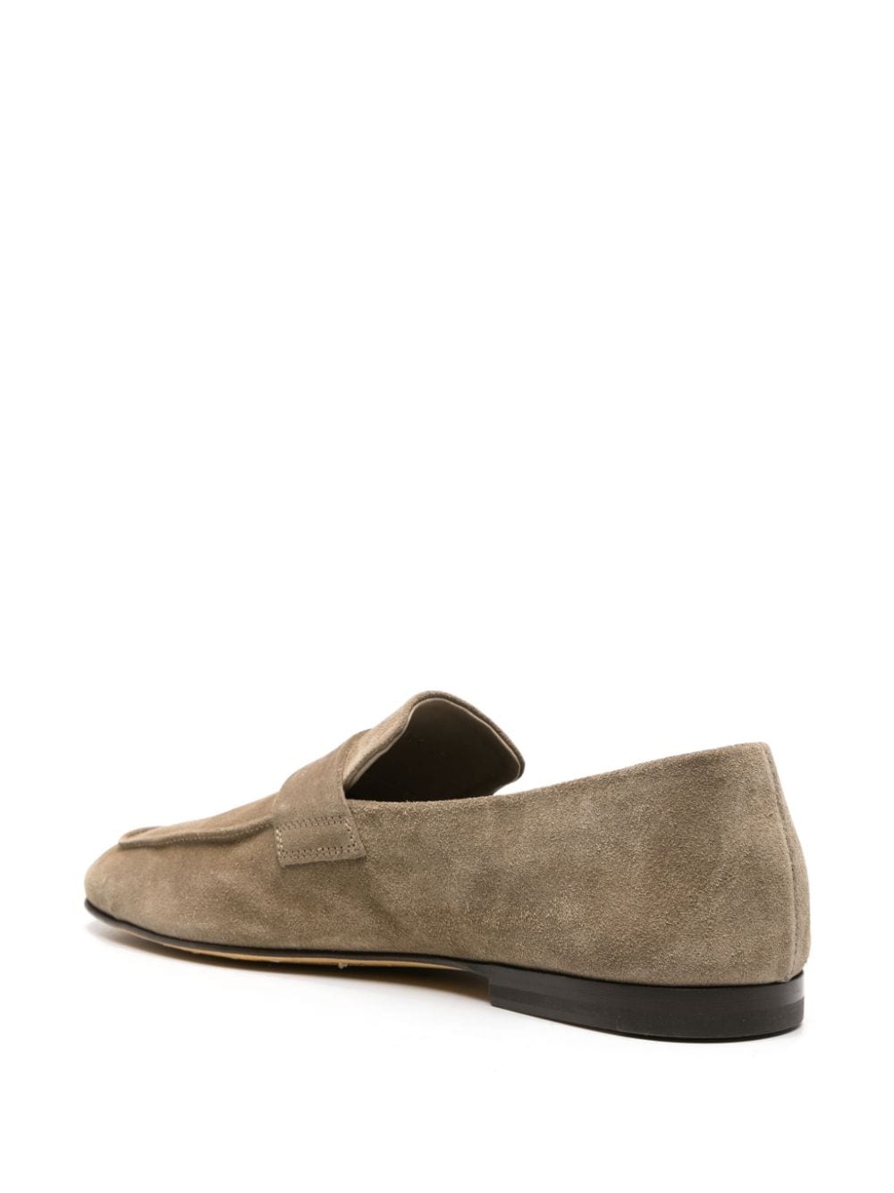 Shop Officine Creative Airto 001 Suede Loafers In Green