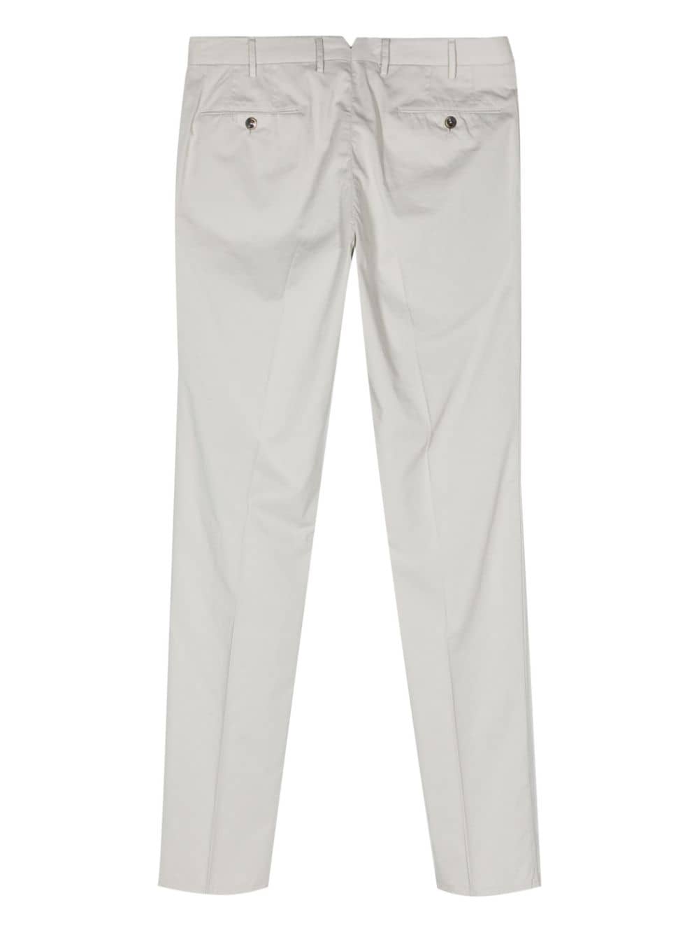 PT Torino Mid waist broek met toelopende pijpen Grijs