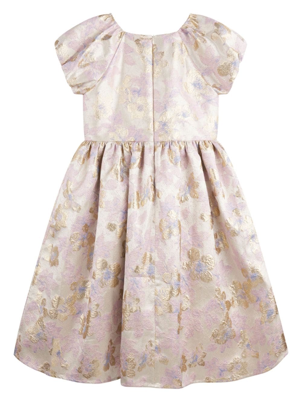 Shop Iame Patterned-jacquard Linen Dress In Neutrals