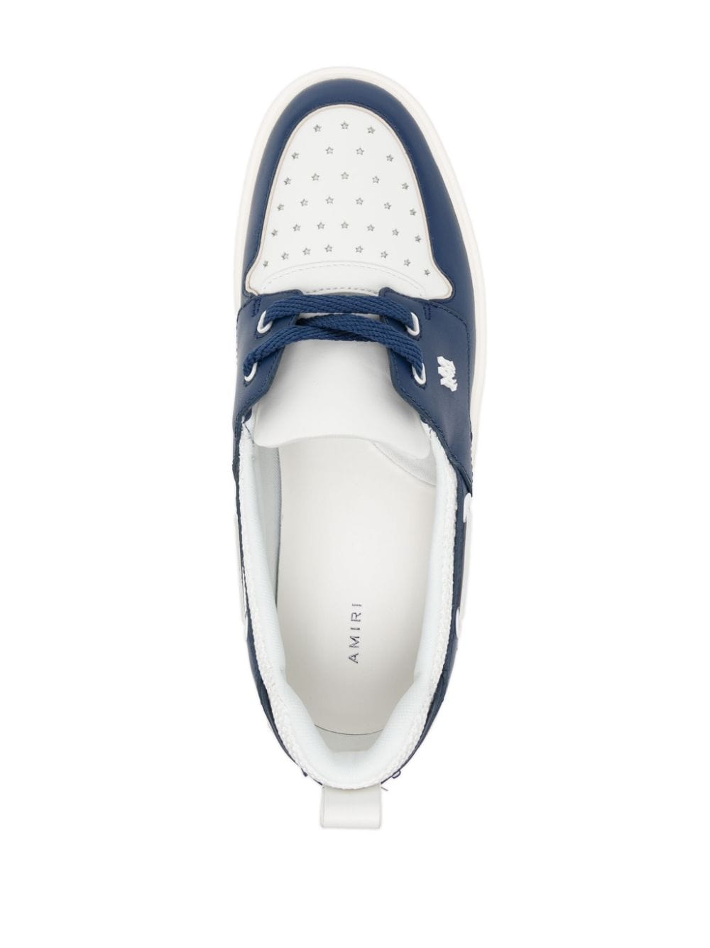 Shop Amiri Ma Panelled Boat Shoes In Blue