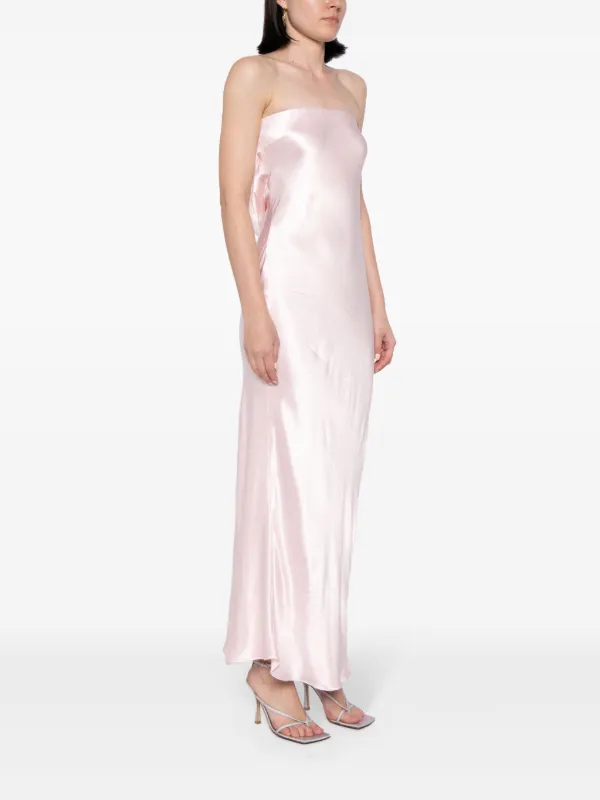 BEC + BRIDGE Moon Dance Strapless Maxi Dress | Pink | FARFETCH