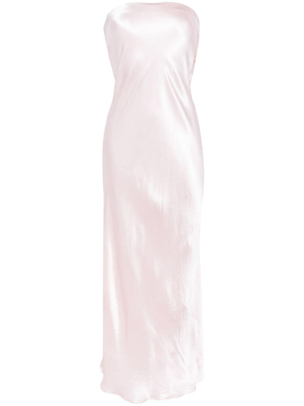 Bec & Bridge Moon Dance Strapless Maxi Dress In Pink