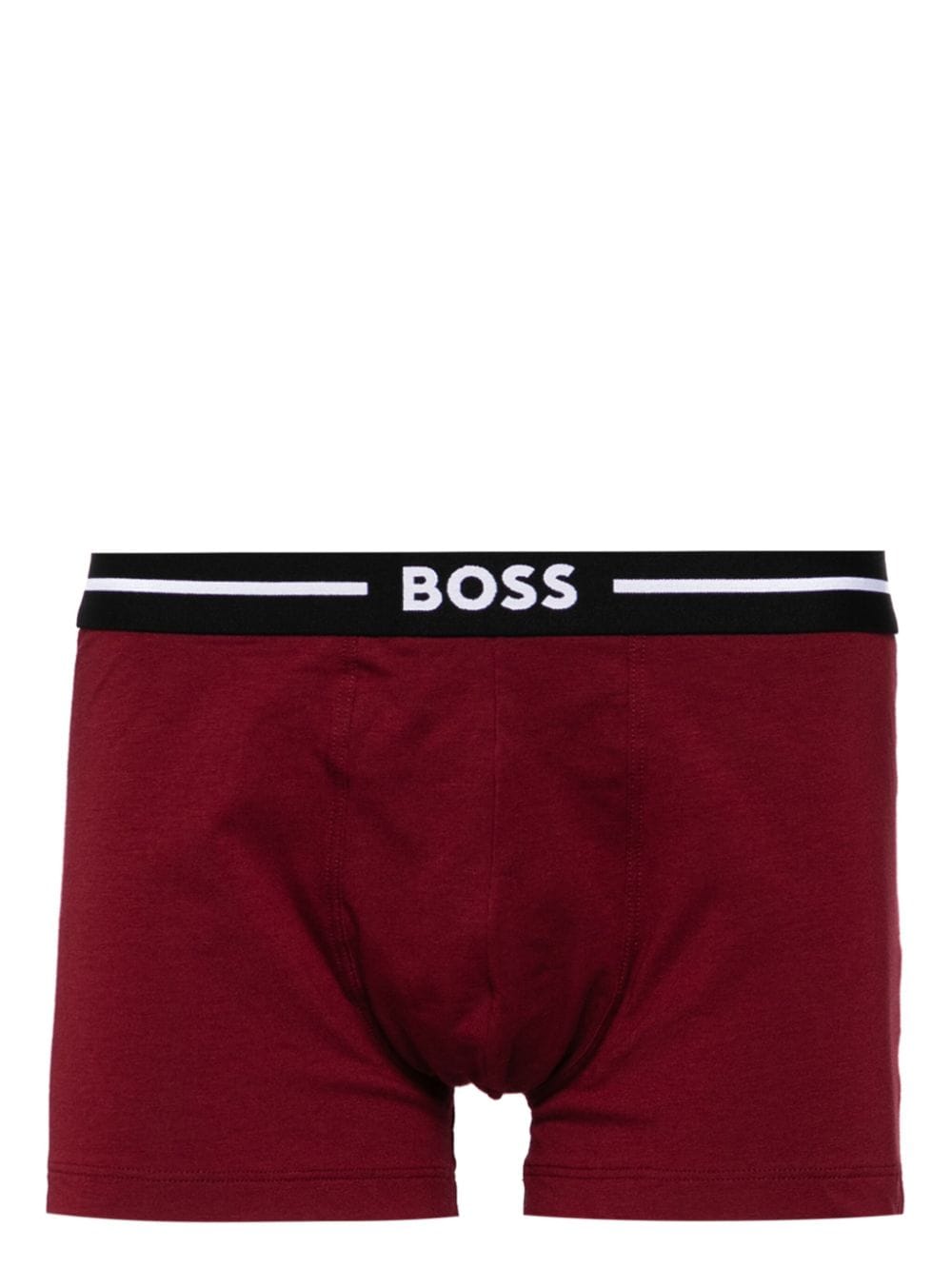 BOSS Drie boxershorts met logoband Rood