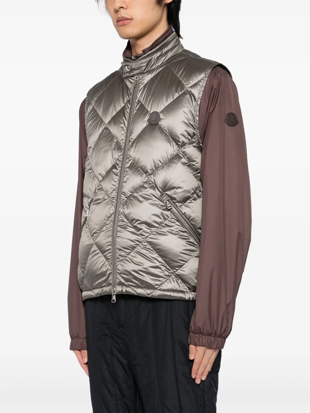 Moncler Diamnd gilet Grijs