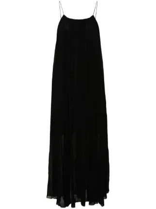 solin cosmic chiffon maxi dress by rodebjer slip-on | Black Poshmark Colour:Unicorn Waves Sparkly Sequin Mermaid Prom color_navy