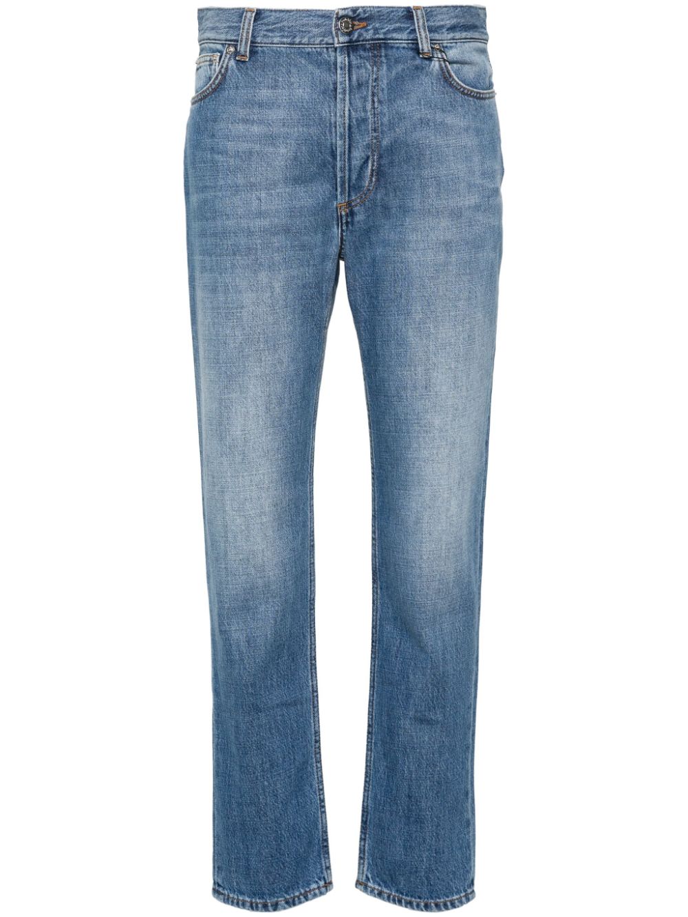 Rodebjer organic cotton straight-leg jeans - Blu