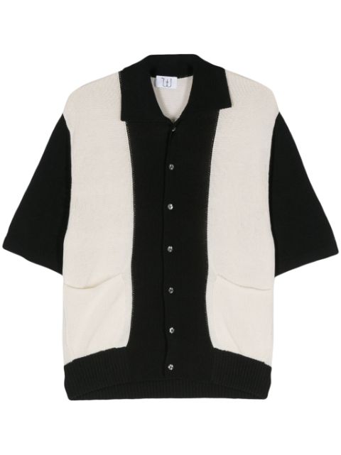 Winnie NY colourblock knitted shirt